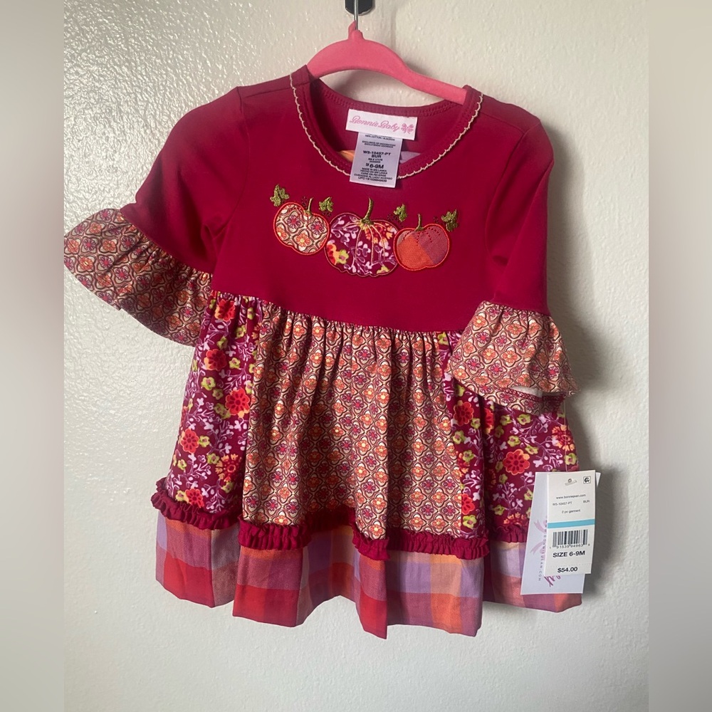 Bonnie Baby girl dress with matching briefs